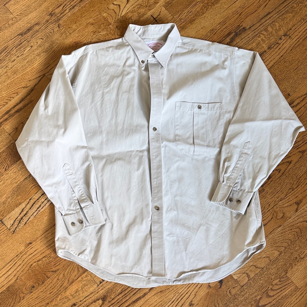 Filson XL Classic Mid-weight Men's Khaki Shirt